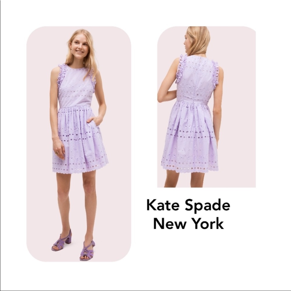 NWT Kate Spade New York Eyelet Mini Dress …